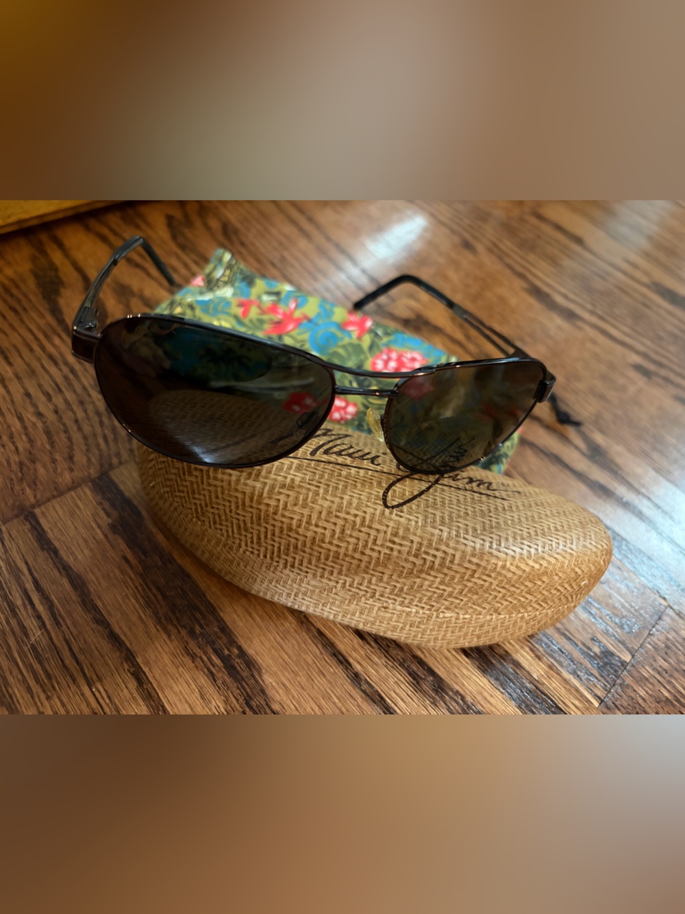 Maui Jim Mahina Black Frame/Mirrored Gradient Black Lens